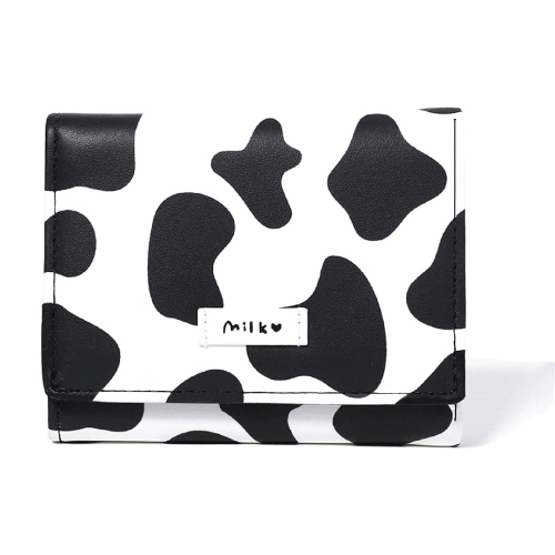 Cow Print Tri-folded Wallet