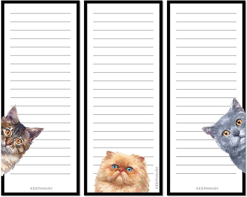Curious Cats Magnetic To Do List Notepads
