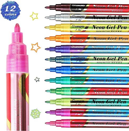 Glitter Metallic Paint Pens