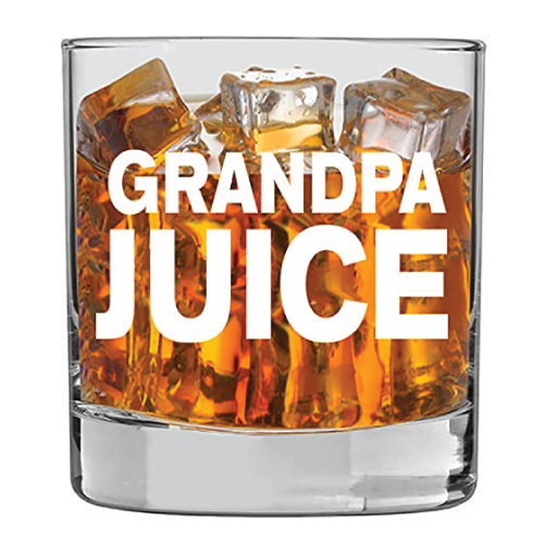 Grandpa Juice Whiskey Glass