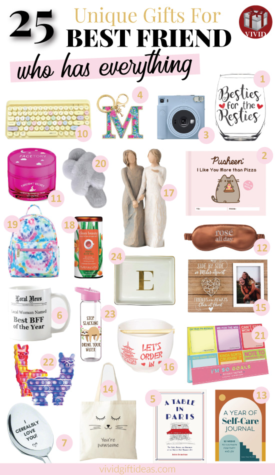 Gift Ideas For Best Friend Who Has Everything