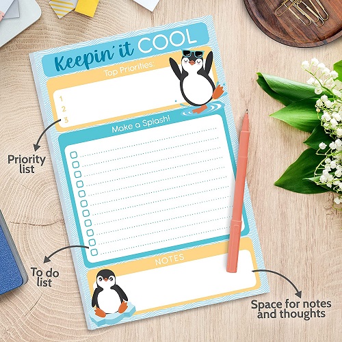 Penguin To Do List Notepad
